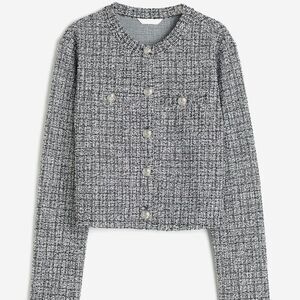 NWOT, H&M • Old Money Textured Cardigan, Size Small
